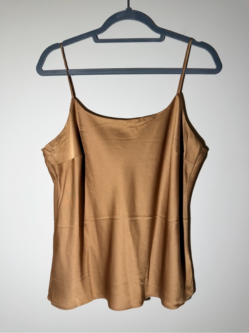 Express Satin Cami in Bronze-Tan